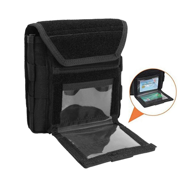 FUNANASUN Tactical MOLLE Command Pouch Black | KNAMAO.