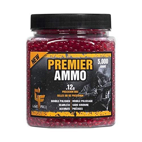 GameFace ASP512 Premier Ammo .12-Gram Red Airsoft BBs 5000pcs | KNAMAO.
