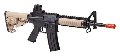 GameFace GFR37 Elite M4 Renegade Spring-Powered Single-Shot Airsoft Rifle Dark-Earth-Black | KNAMAO.