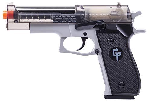 GameFace GFRPKTGS Ghost Affliction Full-Auto Airsoft BB SMG-Pistol Kit Grey-Smoke | KNAMAO.