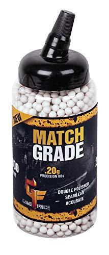 GameFace SAP2020E Match Grade Biodegradable .20-Gram White Airsoft BBs 2000pcs | KNAMAO.