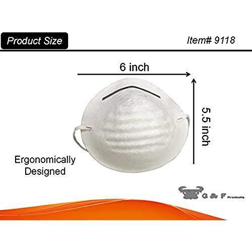 G&F 9118 Disposable Dust Filter Mask 50 PCS | KNAMAO.