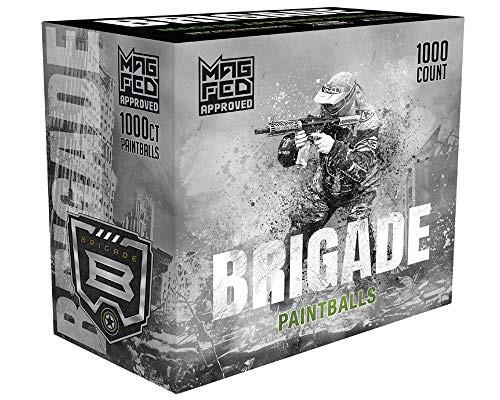 GI Sportz Brigade Paintballs 68cal 1000pcs Grey Shell-Pink Fill | KNAMAO.