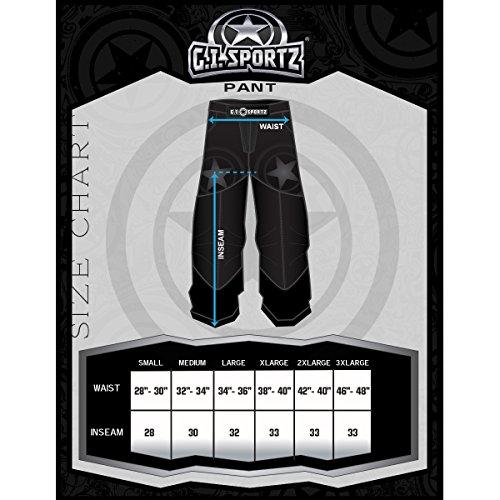 GI Sportz Grind Paintball Pants Black-Red | KNAMAO.