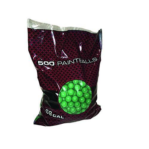 GI Sportz Paintballs 68cal 500pcs Green-Yellow Fill | KNAMAO.
