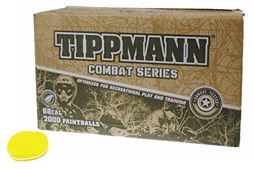 GI Sportz Tippmann Combat Series Paintballs Case 68cal 2000pcs Yellow-Fill | KNAMAO.