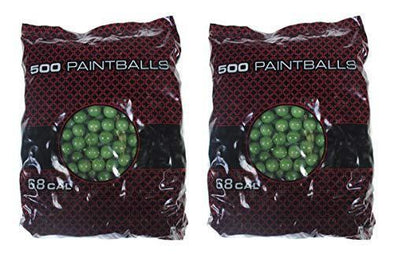 GI Sportz XBALL Certified Midnight Paintballs 68cal 1000pcs Green-Orange Fill | KNAMAO.