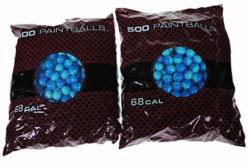 GI Sportz XBALL Certified Midnight Paintballs Aqua Fill 68cal 1000pcs