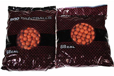 GI Sportz XBALL Podium Series Paintballs 68cal 1000pcs Orange-Carbon-Orange Fill | KNAMAO.