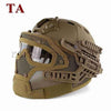 Guanhzhou Airsoft FAST-Helmet with Google-Mask Combination | KNAMAO.