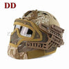 Guanhzhou Airsoft FAST-Helmet with Google-Mask Combination | KNAMAO.
