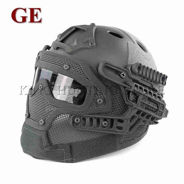 Guanhzhou Airsoft FAST-Helmet with Google-Mask Combination | KNAMAO.