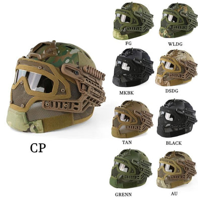 Guanhzhou Airsoft FAST-Helmet with Google-Mask Combination | KNAMAO.