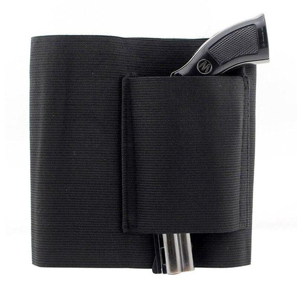 GUGULUZA Tactical Adjustable Waist Gun Holster With Double Magazine Pouches | KNAMAO.