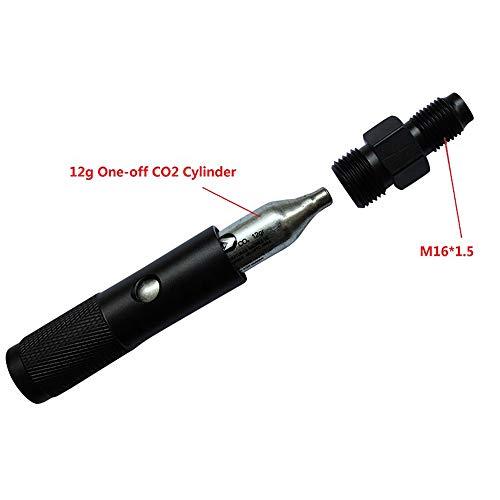 Gurlleu Paintball Quick Change 12g CO2 Valve Cartridge Adapter Black | KNAMAO.