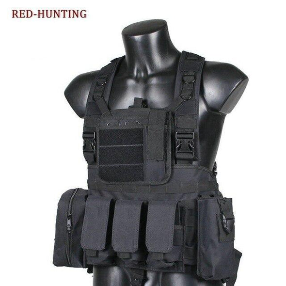 Han Wild Airsoft Tactical USMC Combat Molle RRV Chest Rig | KNAMAO.