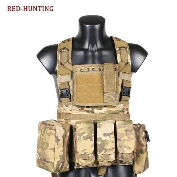 Han Wild Airsoft Tactical USMC Combat Molle RRV Chest Rig | KNAMAO.