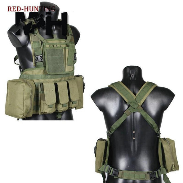 Han Wild Airsoft Tactical USMC Combat Molle RRV Chest Rig | KNAMAO.