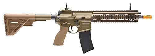 HK 416 A5 6mm BB Airsoft Rifle Gun Tan | KNAMAO.