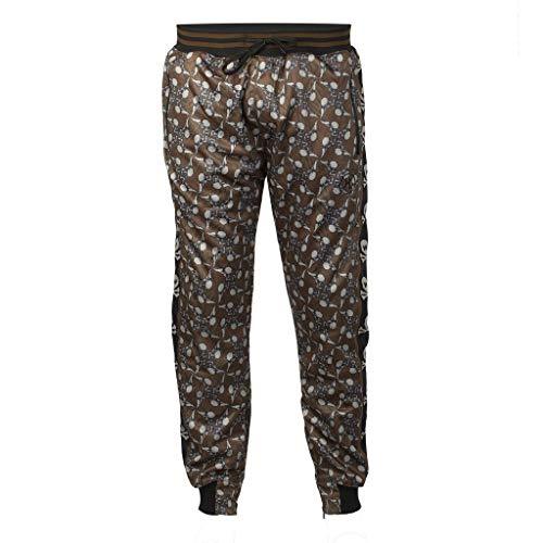 HK Army Track Jogger Pants Hostilewear Skulls Brown | KNAMAO.