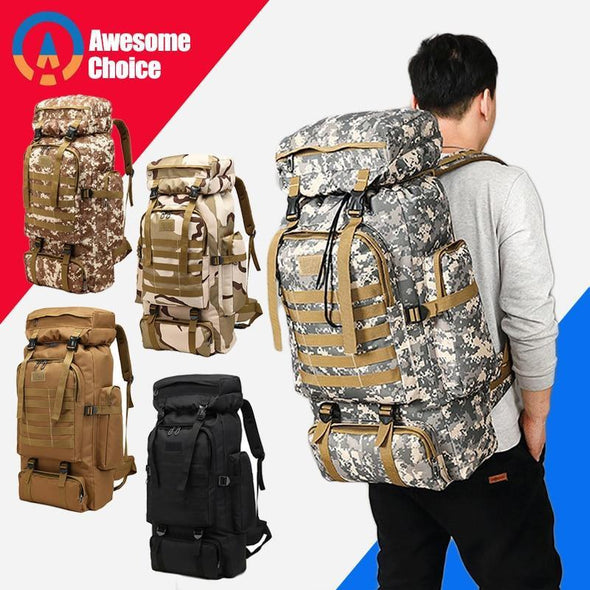 IMOK 0711BBLD02 Tactical Military Hiking Backpack 80L | KNAMAO.