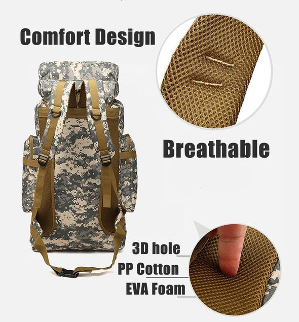 IMOK 0711BBLD02 Tactical Military Hiking Backpack 80L | KNAMAO.