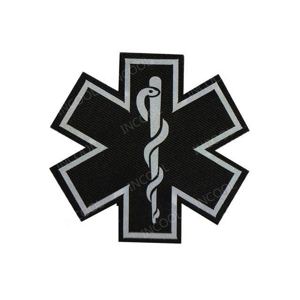 INCOOL 3D PVC Medical PARAMEDIC Tactical Moral Patch Black-White | KNAMAO.