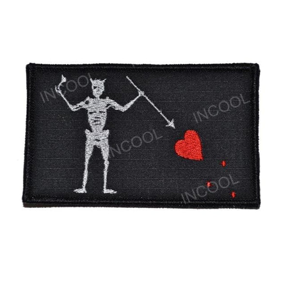 Incool HN-180564 Tactical Pirate Skull Embroidery Patch | KNAMAO.