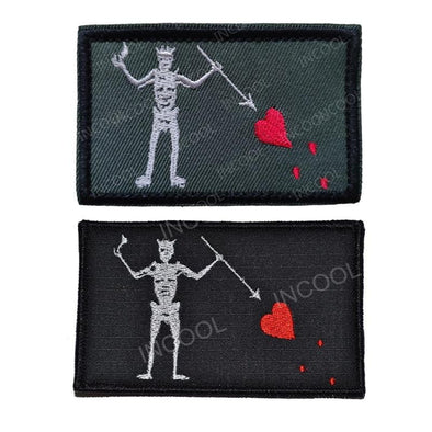 Incool HN-180564 Tactical Pirate Skull Embroidery Patch | KNAMAO.