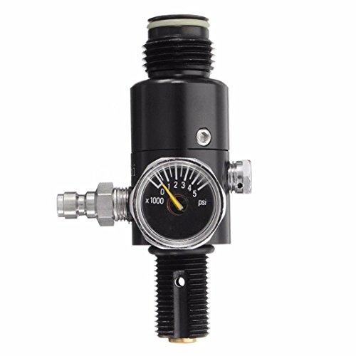 IORMAN Universal 4500PSI Paintball Air Tank Regulator & Valve Guage 5/8 Thread 800PSI Output | KNAMAO.