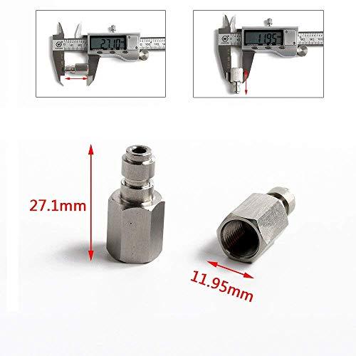 IORMAN Universal 8mm Quick-Disconnect Plug Adapter 1/8 BSPP Female Thread Paintball Fittings | KNAMAO.