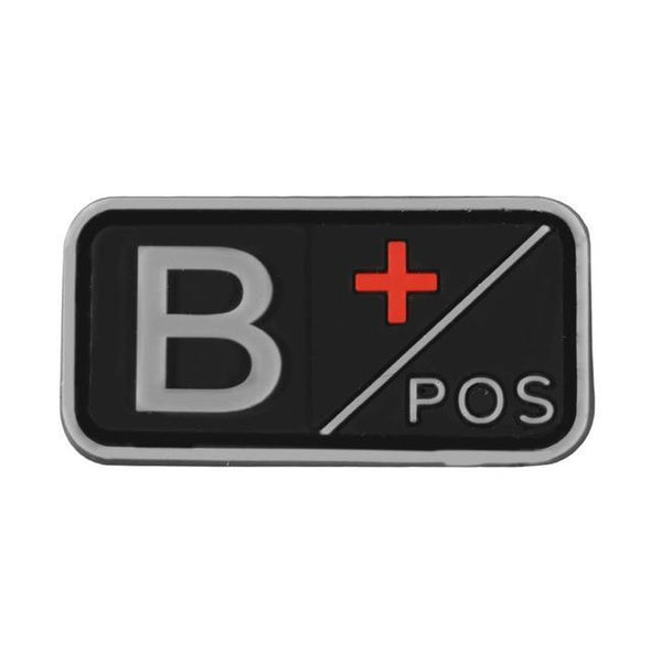 IRON ON PATCH Tactical 3D PVC Blood Type Patches | KNAMAO.