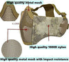 Jadedragon PJ Tactical Fast Helmet + Protect Ear Foldable Double Straps Half Face Mesh Mask + Goggle A TACS-AU | KNAMAO.