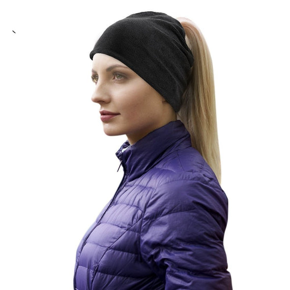 JIUSUYI 8EB-A18 Winter Ponytail Beanie Hat - KNAMAO
