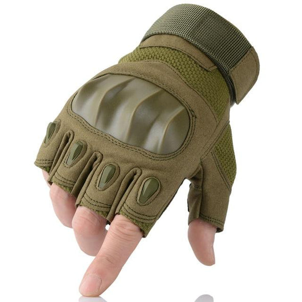 JIUSUYI A18 Tactical Fingerless Gloves - KNAMAO
