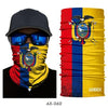 JIUSUYI AX43-64 Unisex 3D National Flag Neck Gaiter - KNAMAO