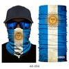 JIUSUYI AX43-64 Unisex 3D National Flag Neck Gaiter - KNAMAO