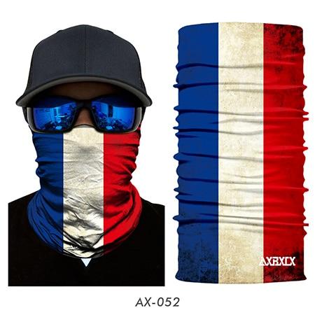 JIUSUYI AX43-64 Unisex 3D National Flag Neck Gaiter - KNAMAO