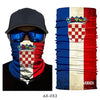 JIUSUYI AX43-64 Unisex 3D National Flag Neck Gaiter - KNAMAO