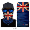 JIUSUYI AX43-64 Unisex 3D National Flag Neck Gaiter - KNAMAO