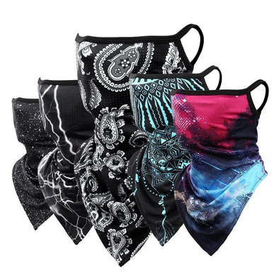 JIUSUYI DSA-A Unisex 3D Neck Gaiter With Ear Loops - KNAMAO