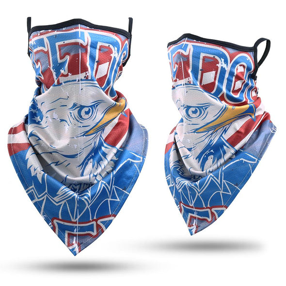 JIUSUYI GLY-C Unisex 3D Ice Silk Scarf - KNAMAO