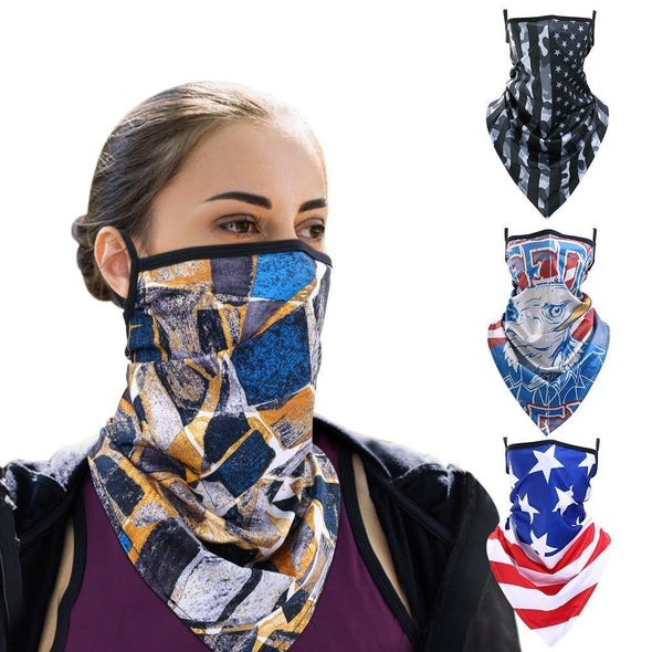 JIUSUYI GLY-C Unisex 3D Ice Silk Scarf - KNAMAO