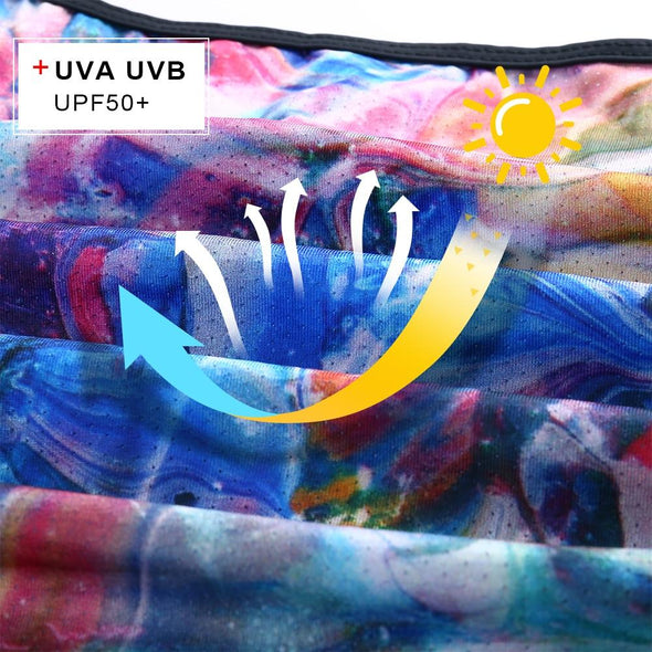 JIUSUYI GLY-E 3D Print Triangle Neckerchief - KNAMAO