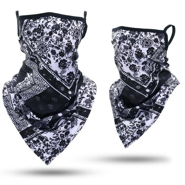 JIUSUYI GLY-E 3D Print Triangle Neckerchief - KNAMAO