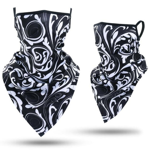 JIUSUYI GLY-E 3D Print Triangle Neckerchief - KNAMAO