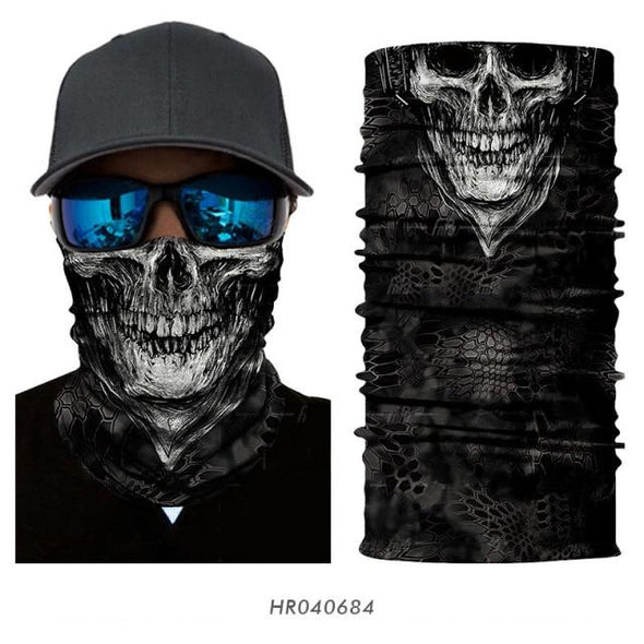 JIUSUYI HR Unisex 3D Comic Characters Neck Gaiter - KNAMAO
