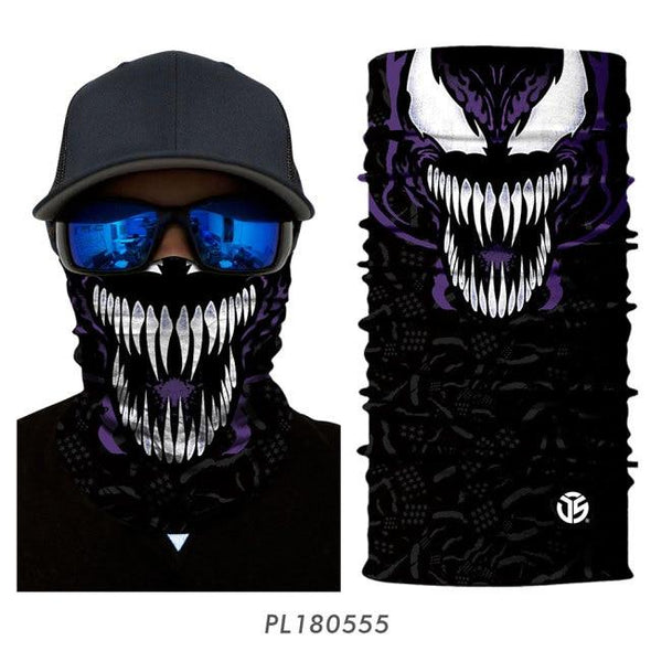 JIUSUYI HR Unisex 3D Comic Characters Neck Gaiter - KNAMAO