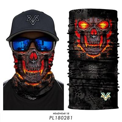 JIUSUYI HR Unisex 3D Comic Characters Neck Gaiter - KNAMAO