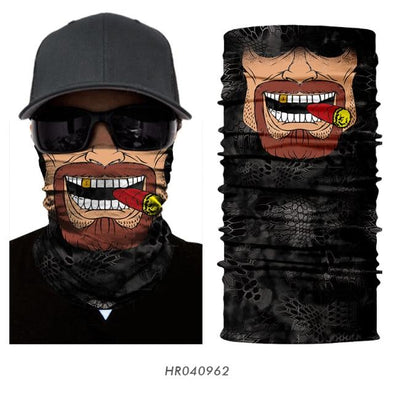 JIUSUYI HR040673-84 Unisex 3D Character Neck Gaiter - KNAMAO